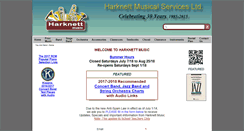 Desktop Screenshot of harknettmusic.com